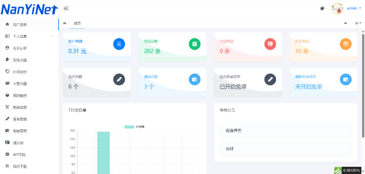 短信系统,106短信,在线发信,API发信,自定义签名,风行云